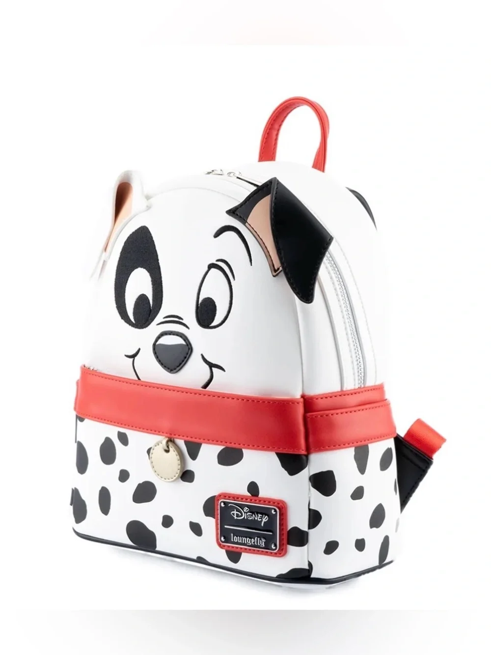 Loungefly 101 Dalmatians 70th Anniversary Mini Backpack - White, Black & Red